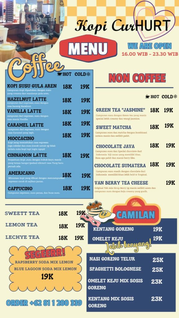 Javaretro Menu